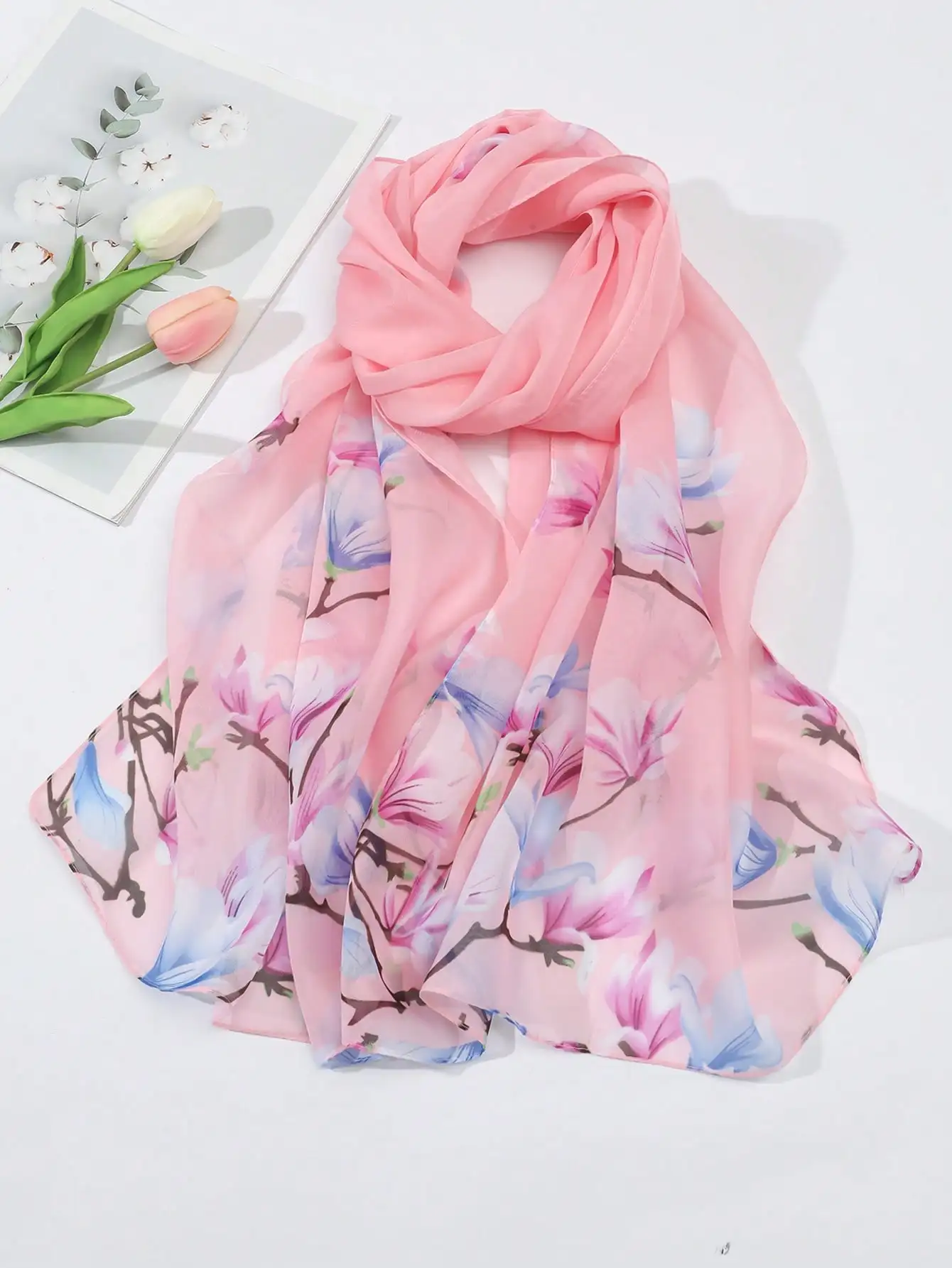 1pc Women Fashionable Thin Printed Scarf/Headscarf, Suitable For Daily Wear
1pc Women Fashionable Thin Printed Scarf/Headscarf, Suitable For Daily Wear
