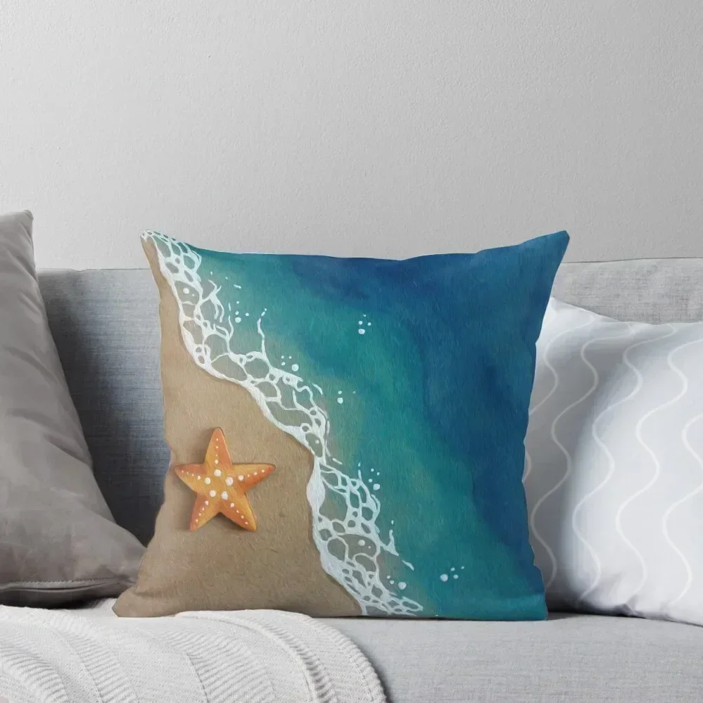 Starfish - Beach scene with turquoise and blue waves and starfish Throw Pillow Anime Pillowcases For Pillows pillow
Starfish - Beach scene with turquoise and blue waves and starfish Throw Pillow Anime Pillowcases For Pillows pillow