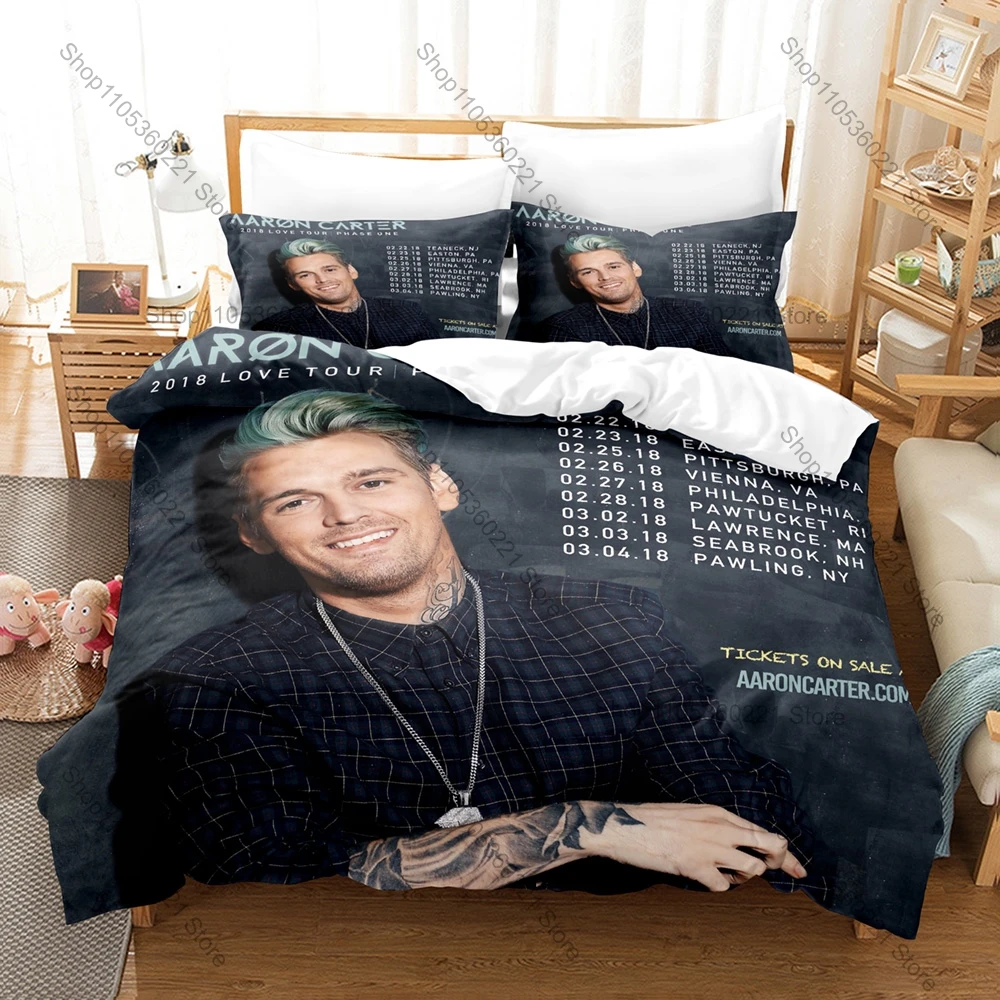 Rip Aaron Carter Love Duvet Cover + 2 Pillowcases, Singer Memorial Print Soft Bedding Set for Fans
Rip Aaron Carter Love Duvet Cover + 2 Pillowcases, Singer Memorial Print Soft Bedding Set for Fans