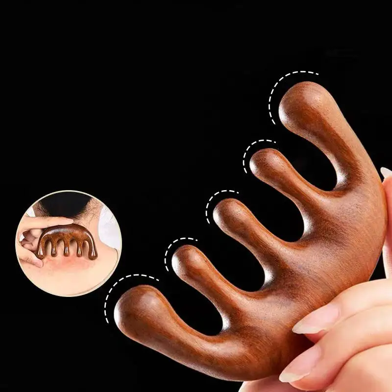 Meridian Massage Comb Five-Tooth Handleless Chinese Acupuncture Head Comb Blood Circulation Sandalwood Scalp Meridian Comb
Meridian Massage Comb Five-Tooth Handleless Chinese Acupuncture Head Comb Blood Circulation Sandalwood Scalp Meridian Comb