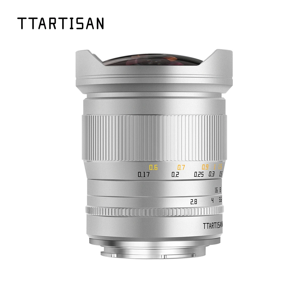 TTArtisan 11mm F2.8 Fisheye Silver — ультраширокоугольный объектив с серебристым покрытием для полнокадровых камер Sony E, Nikon Z, Canon RF, L Mount, A7M4, A7III, Z6II, Z7II, R5, R6
TTArtisan 11mm F2.8 Fisheye Silver — ультраширокоугольный объектив с серебристым покрытием для полнокадровых камер Sony E, Nikon Z, Canon RF, L Mount, A7M4, A7III, Z6II, Z7II, R5, R6