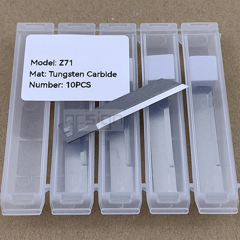 Z71 Knife V-cut 5006045 Tungsten Carbide Oscillating Grooving Cutter Blades for CNC Vibrating Leather Cutting Tools
Z71 Knife V-cut 5006045 Tungsten Carbide Oscillating Grooving Cutter Blades for CNC Vibrating Leather Cutting Tools