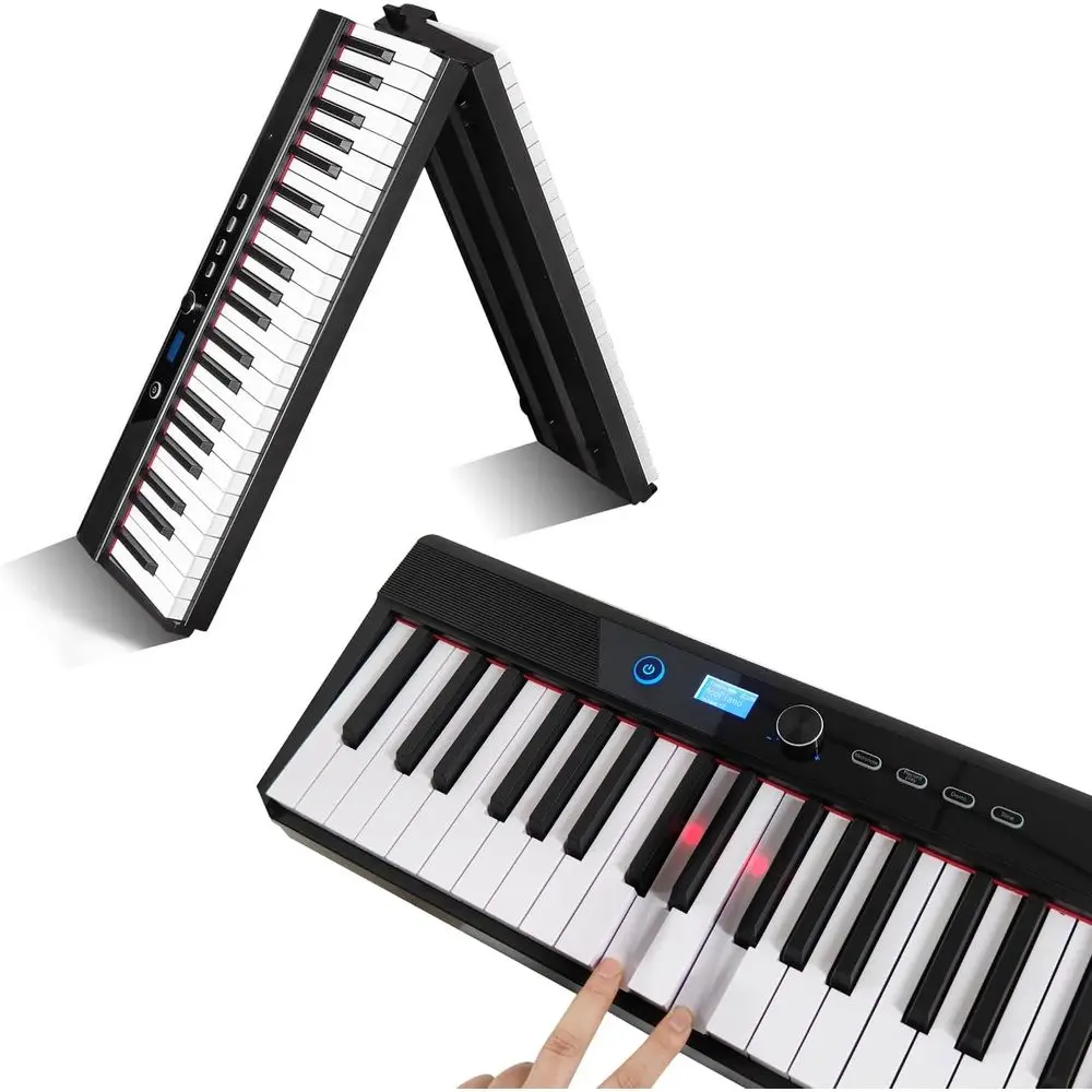 88-Key Portable Electric Piano with Semi-Weighted Keys, Rechargeable, Ideal for Beginners with Storage Bag
88-Key Portable Electric Piano with Semi-Weighted Keys, Rechargeable, Ideal for Beginners with Storage Bag