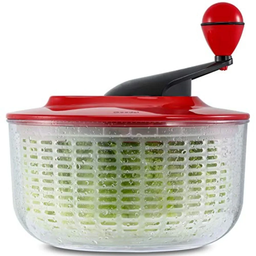 Salad Spinner Large 5L Capacity, Easy to Clean Lettuce Spinner with Bowl, Vegetable Washer Dryer Dishwasher Safe Ideal for Vege
Salad Spinner Large 5L Capacity, Easy to Clean Lettuce Spinner with Bowl, Vegetable Washer Dryer Dishwasher Safe Ideal for Vege