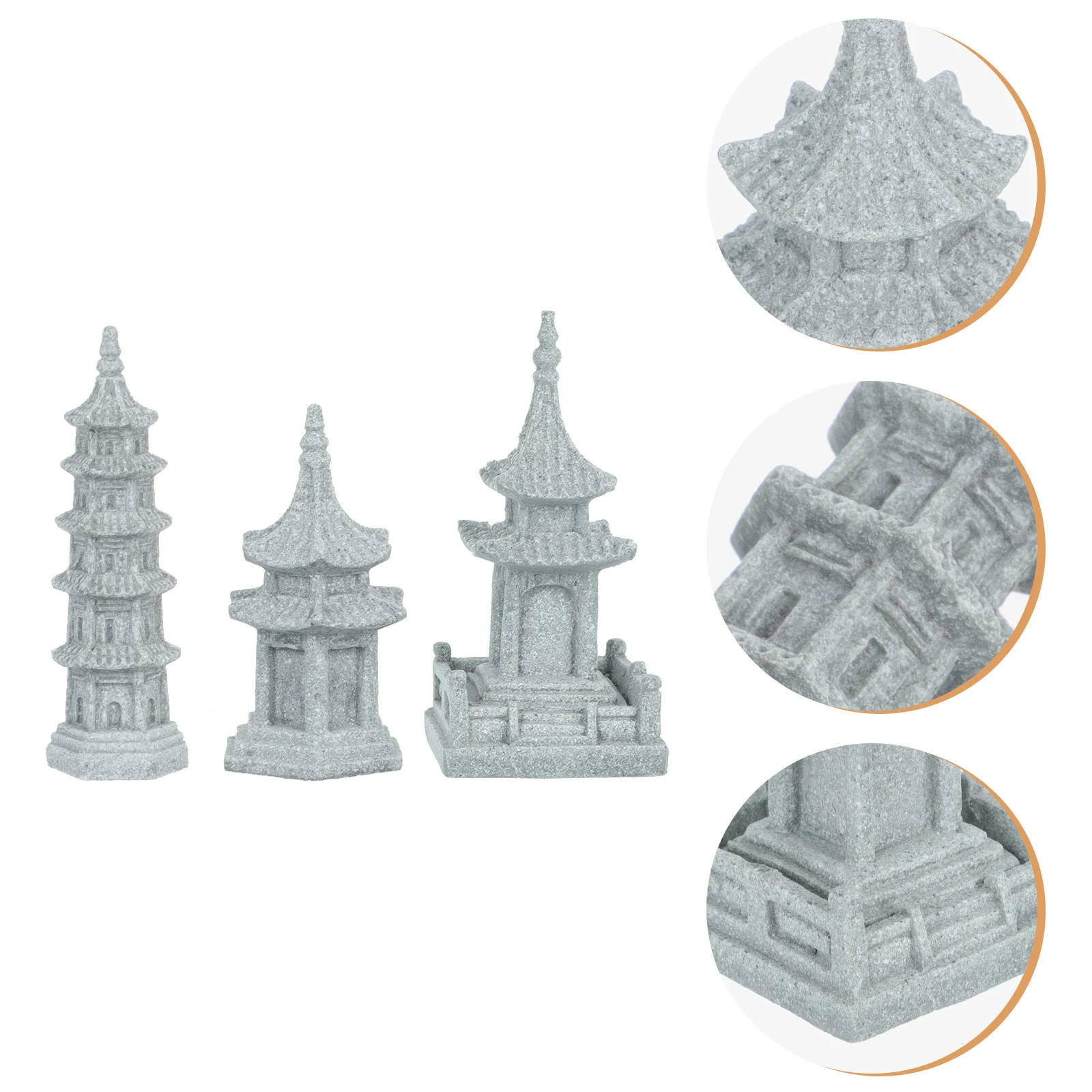 3 pcs Mini Pavilions Decor Garden Ornament Durable Ornament Bonsai Yard Balcony Landscape DIY Statue
3 pcs Mini Pavilions Decor Garden Ornament Durable Ornament Bonsai Yard Balcony Landscape DIY Statue