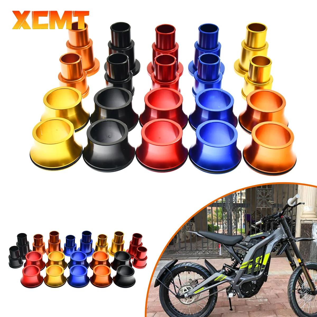 Motocross Front Rear Wheel Axle Hub Spacers For Surron Light Bee S X Modified Lightweight Universal Dirt Pit Bike Tools Parts
Motocross Front Rear Wheel Axle Hub Spacers For Surron Light Bee S X Modified Lightweight Universal Dirt Pit Bike Tools Parts