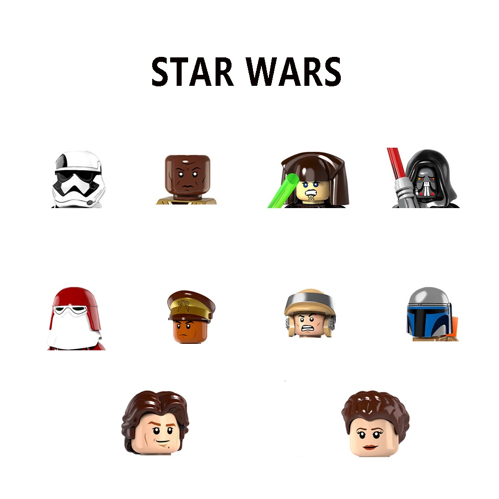 PG8095 Building Blocks Han Solo Leia Bricks Figures Mace Windu Mini Figurines Rebel Troopers Figure Assembly Kids Toy
PG8095 Building Blocks Han Solo Leia Bricks Figures Mace Windu Mini Figurines Rebel Troopers Figure Assembly Kids Toy