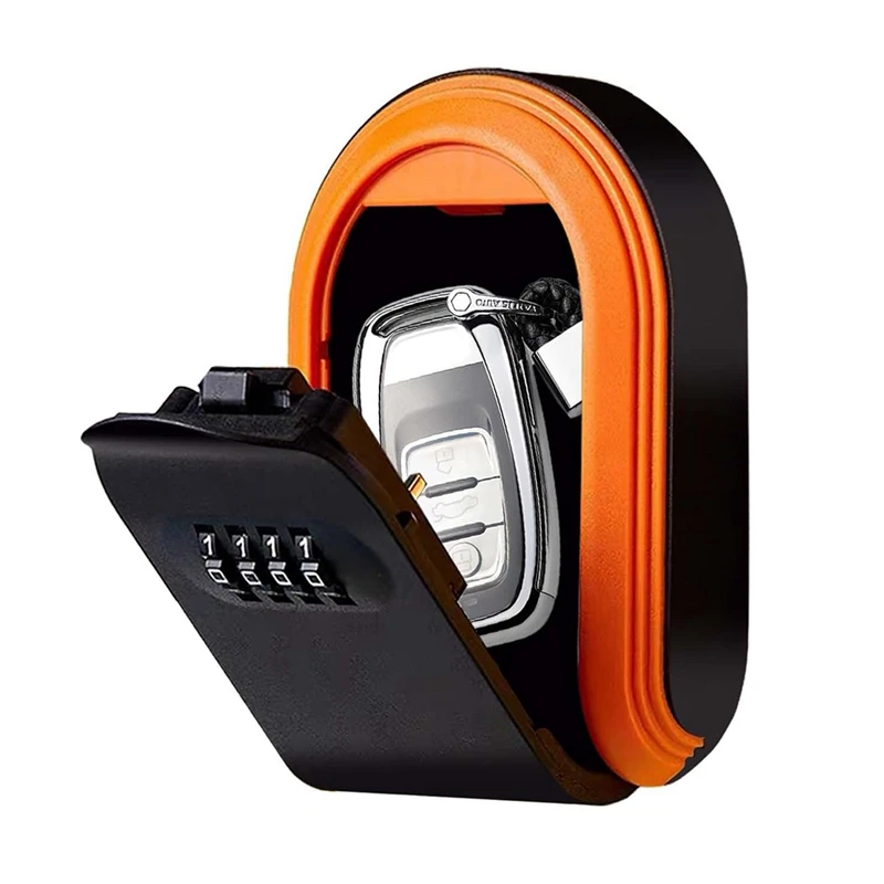 Magntic Key Lock Box With 4 Digit Combination Lock Hider Under Car, Magnetic Key Holder For Indoors, Outdoor Travel
Magntic Key Lock Box With 4 Digit Combination Lock Hider Under Car, Magnetic Key Holder For Indoors, Outdoor Travel