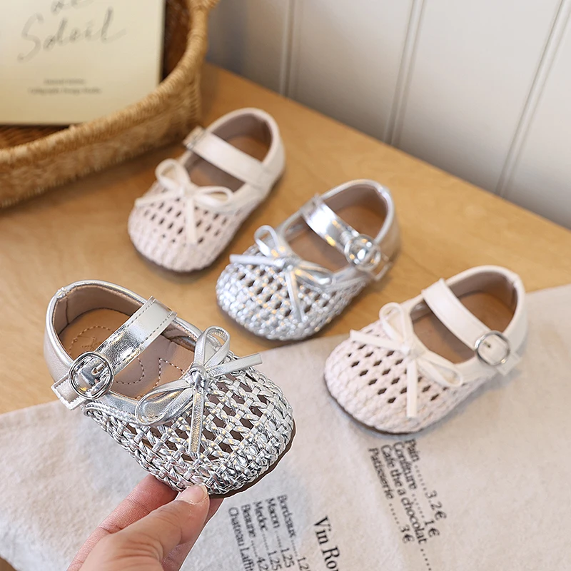 Mumoresip Girls Casual Shoes Sweet Bowknot Kids Woven Flat Shoes Soft Bottom Non-slip 2026 Summer New Baby Walking Shoes Korean
Mumoresip Girls Casual Shoes Sweet Bowknot Kids Woven Flat Shoes Soft Bottom Non-slip 2026 Summer New Baby Walking Shoes Korean