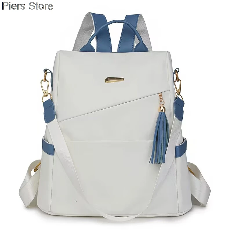 New Version Large Capacity Soft Leather Women's Backpack Fashionable Pure Soft Leather Student Bookbag Dual Shoulder Bag
New Version Large Capacity Soft Leather Women's Backpack Fashionable Pure Soft Leather Student Bookbag Dual Shoulder Bag