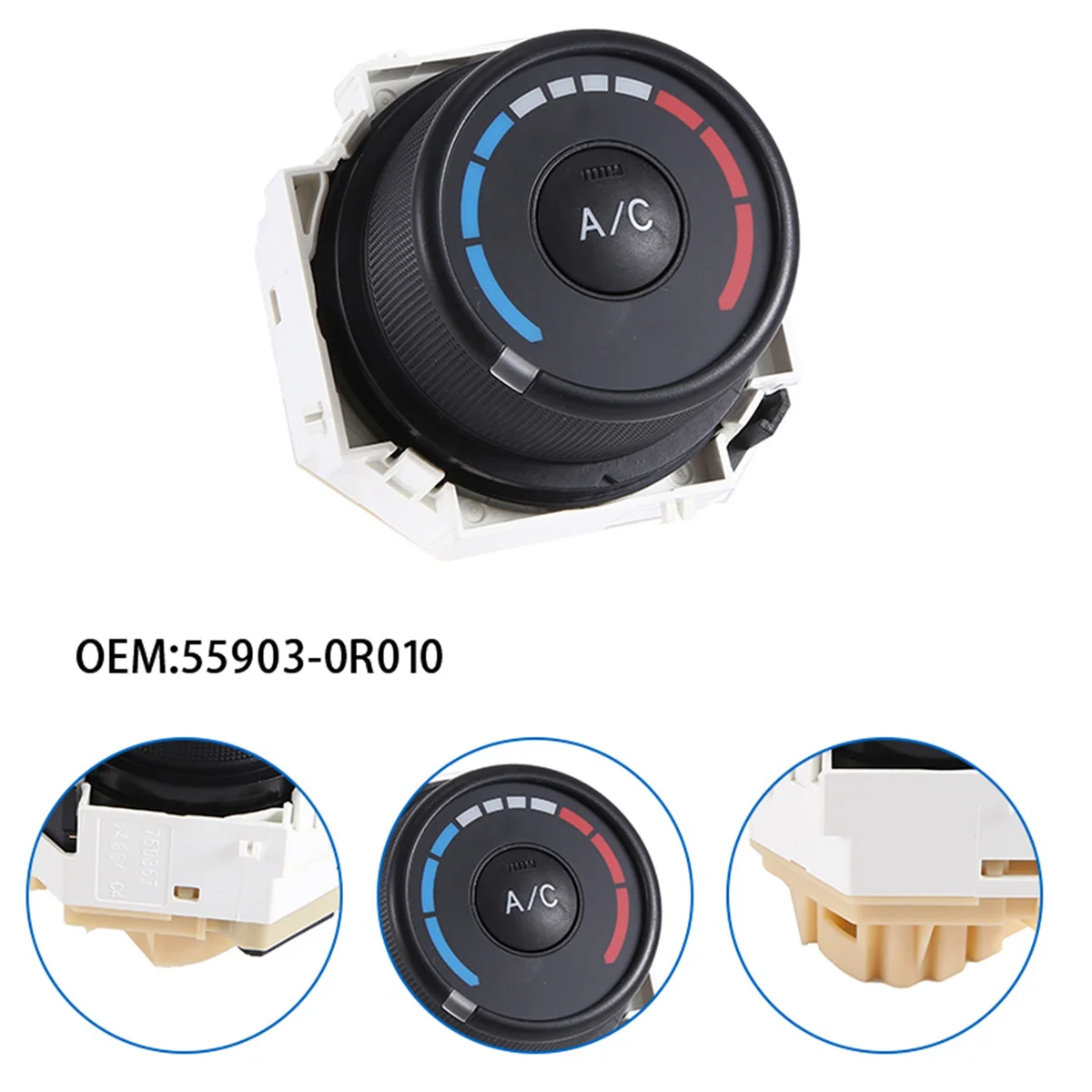 55903-0R010 for TOYOTA RAV4 2006-2012 Car A/C Heater Fan Blower Control Switch
55903-0R010 for TOYOTA RAV4 2006-2012 Car A/C Heater Fan Blower Control Switch