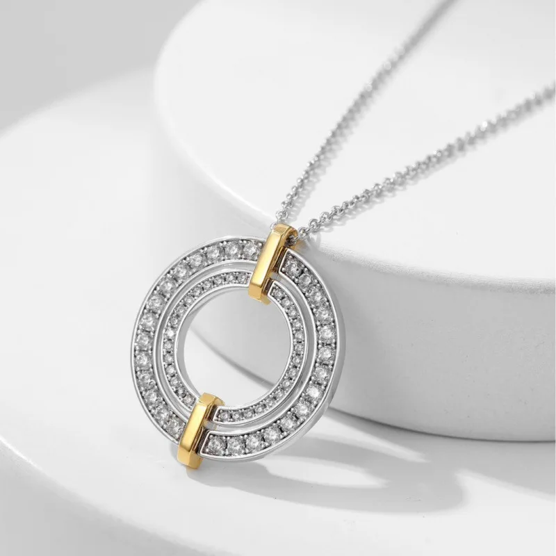 100% стерлингового серебра 925 пробы, круглый кулон с цирконием AAA, ожерелья для женщин, ювелирные изделия
100% стерлингового серебра 925 пробы, круглый кулон с цирконием AAA, ожерелья для женщин, ювелирные изделия