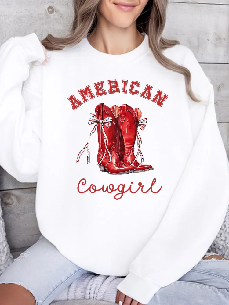 Женская толстовка с принтом «Красные сапоги с бантом», повседневный пуловер с длинным рукавом, свободный крой, уличный стиль для осени и зимы
Женская толстовка с принтом «Красные сапоги с бантом», повседневный пуловер с длинным рукавом, свободный крой, уличный стиль для осени и зимы