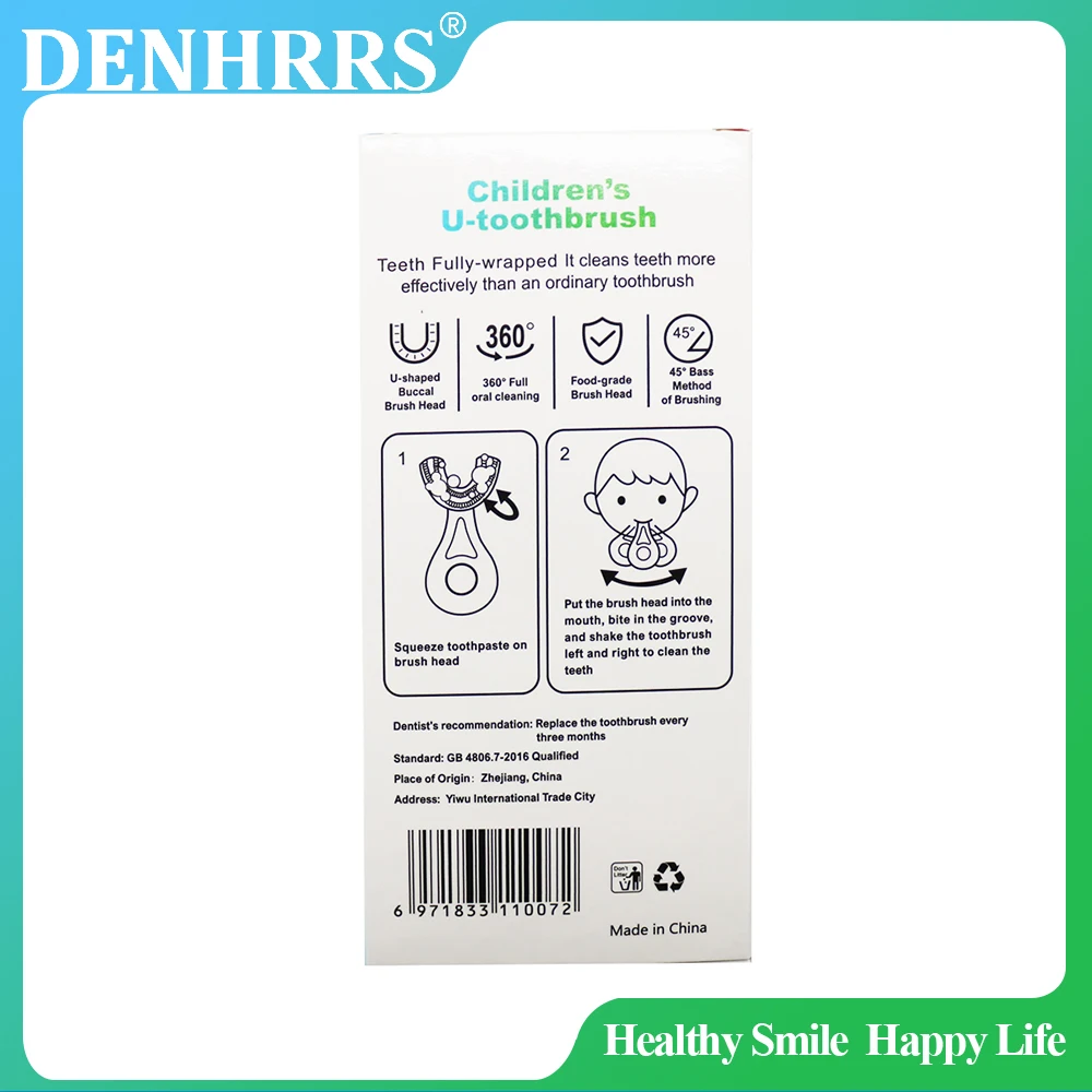 1Pc Oral Care 360 Degrees kid's U shape Toothbrush Toddler Baby Children's Soft U-shaped
1Pc Oral Care 360 Degrees kid's U shape Toothbrush Toddler Baby Children's Soft U-shaped