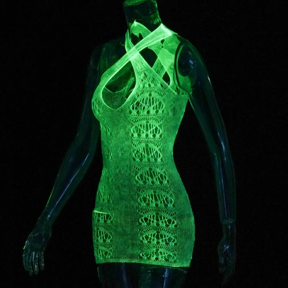 Women Noctilucence Hot Hollow Out Fishnet sexy jumpsuit Pantyhose Dress Mesh Fashion Party Luminous Nylon Club Stylish W5E8
Women Noctilucence Hot Hollow Out Fishnet sexy jumpsuit Pantyhose Dress Mesh Fashion Party Luminous Nylon Club Stylish W5E8