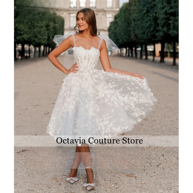 Tea Length Full Lace Flower Wedding Dresses For Women 2026 Customized Formal Bridal Grown A Line Formal Elegant Vestidos De Noc
Tea Length Full Lace Flower Wedding Dresses For Women 2026 Customized Formal Bridal Grown A Line Formal Elegant Vestidos De Noc