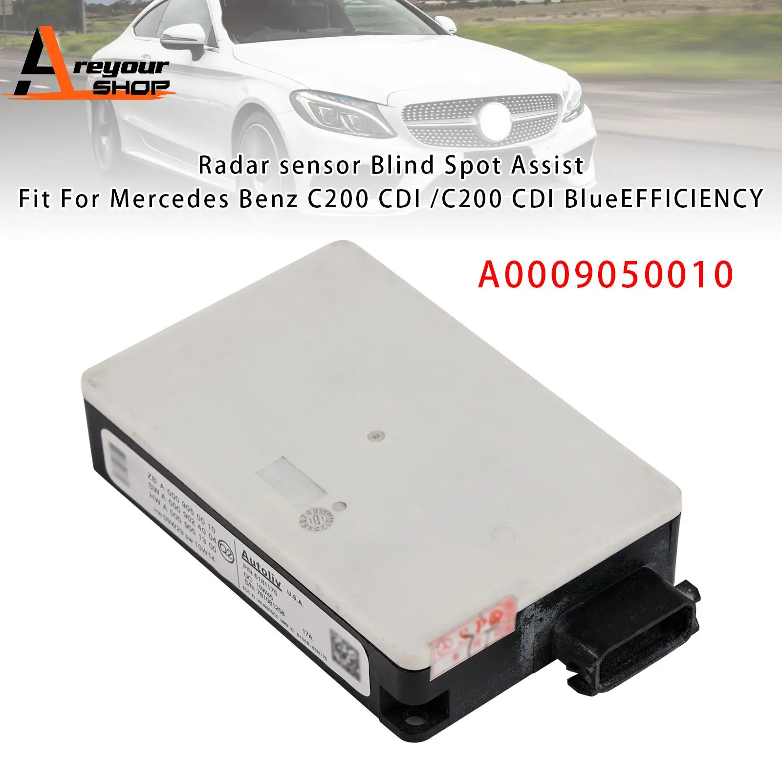 New Radar Sensor Blind Spot A0009050010 for Mercedes Benz C E W204 W212 W221
New Radar Sensor Blind Spot A0009050010 for Mercedes Benz C E W204 W212 W221