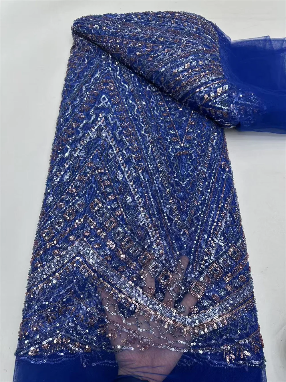 Latest African Mesh Lace Sequin Fabric,For Sewing,Clothes,Beaded,Tulle,Wedding Dresses,Embroidery,Fabrics By The Meter,5Y A830-1
Latest African Mesh Lace Sequin Fabric,For Sewing,Clothes,Beaded,Tulle,Wedding Dresses,Embroidery,Fabrics By The Meter,5Y A830-1