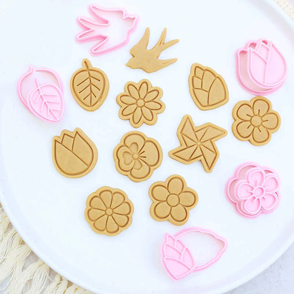 Spring Mini Small Flower Leaves Cookie Mold Cute 3D Press Cutting Molds DIY Baking Tools
Spring Mini Small Flower Leaves Cookie Mold Cute 3D Press Cutting Molds DIY Baking Tools