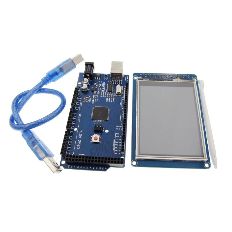 new! 3.2 inch TFT LCD screen module Ultra HD 240X320 + MEGA 2560 R3 Board with usb cable
new! 3.2 inch TFT LCD screen module Ultra HD 240X320 + MEGA 2560 R3 Board with usb cable