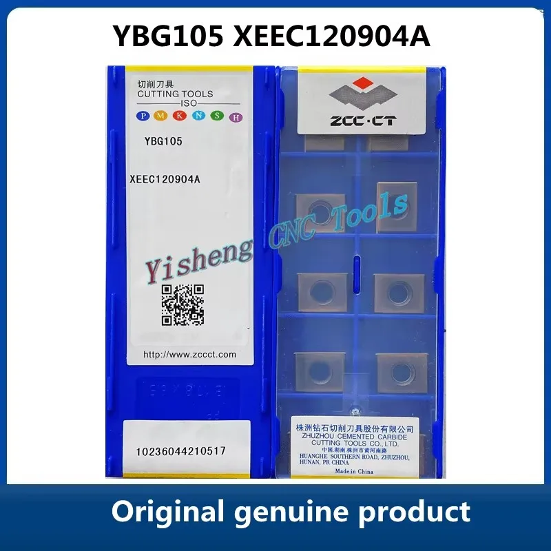 ZCC CT XEEC120904A XEEC120904 YBG105 YBD152 Original genuine CNC turning blades
ZCC CT XEEC120904A XEEC120904 YBG105 YBD152 Original genuine CNC turning blades