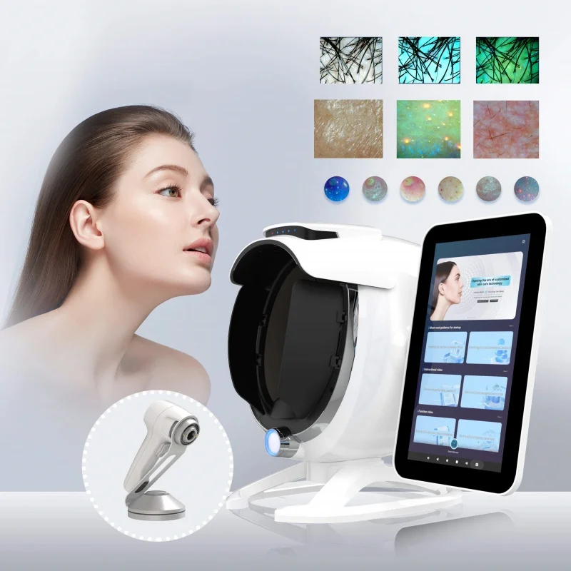 2026 AI Bitmoji Facial Skin Analyzer Machine - 8 Spectral Image Presentation Skin Analysis Device for Beauty And Health
2026 AI Bitmoji Facial Skin Analyzer Machine - 8 Spectral Image Presentation Skin Analysis Device for Beauty And Health