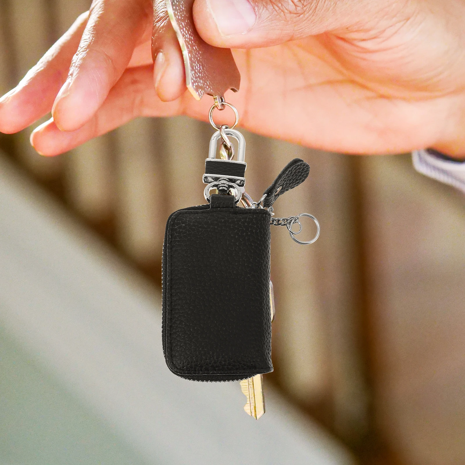 1pc Key Case Zipper Bag for Car Keys Holder Wallet Ring Pouch Men Protective Anti Scratch Organizer
1pc Key Case Zipper Bag for Car Keys Holder Wallet Ring Pouch Men Protective Anti Scratch Organizer