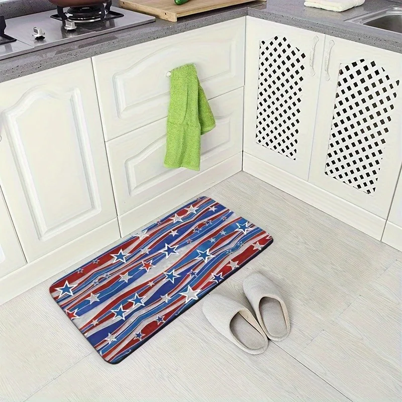 1PC Star&Stripes Pattern Kitchen Rug Non-Slip Door Mat Pop design Bathroom Rug Bath Mat Carpet for Home Sink Laundry ecoreeree
1PC Star&Stripes Pattern Kitchen Rug Non-Slip Door Mat Pop design Bathroom Rug Bath Mat Carpet for Home Sink Laundry ecoreeree