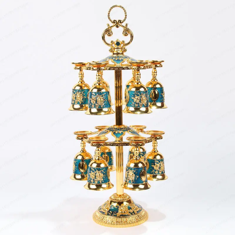 Creative European Metal Upside Down Liquor Rack, Double Layer Hanging Cup Holder
Creative European Metal Upside Down Liquor Rack, Double Layer Hanging Cup Holder