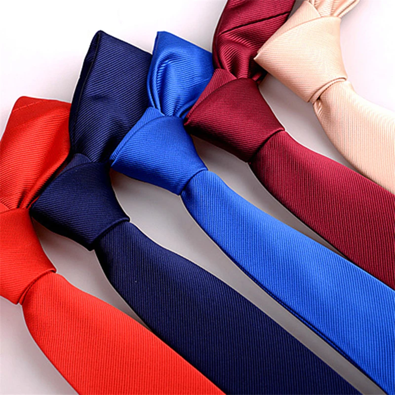 6CM Ties For Men Solid Color Necktie Green White Red Black Blue Slim Tie Business Men Ties Designer High-Quality
6CM Ties For Men Solid Color Necktie Green White Red Black Blue Slim Tie Business Men Ties Designer High-Quality