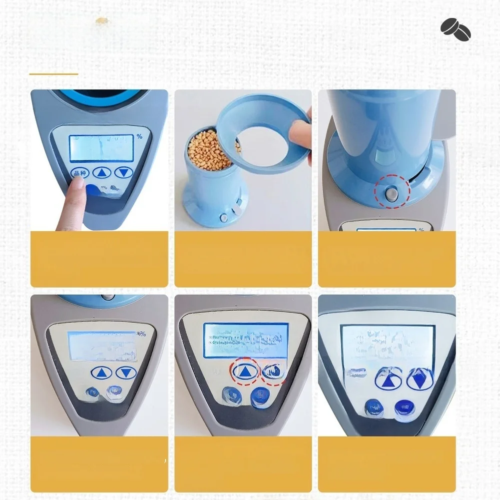 Grain Moisture Tester LDS2G Designed for 35 Types Coffee Cocoa Beans Moisture Bulk Density Weight Temp Simultaneous
Grain Moisture Tester LDS2G Designed for 35 Types Coffee Cocoa Beans Moisture Bulk Density Weight Temp Simultaneous