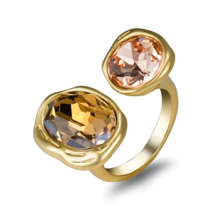 Open Statement Ring Cocktail Ring Cubic Zirconia Crystal Gemstones Antiqued Gold Plated Adjustable Open Band Vintage Jewelry fo
Open Statement Ring Cocktail Ring Cubic Zirconia Crystal Gemstones Antiqued Gold Plated Adjustable Open Band Vintage Jewelry fo