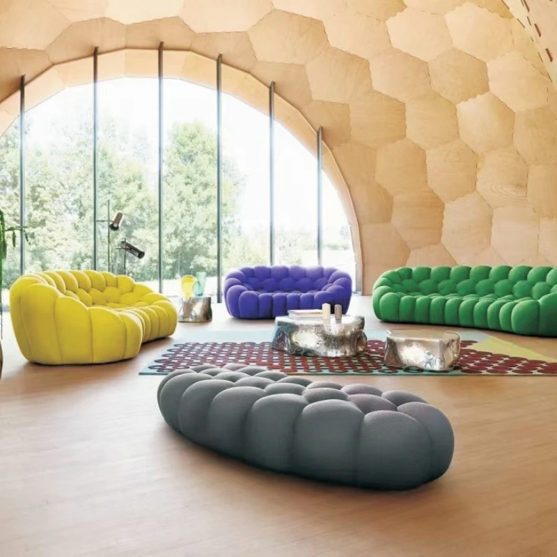 Modern simple light luxury fabric sofa lazy bubble sofa small Nordic creative honeycomb shape reception sofa
Modern simple light luxury fabric sofa lazy bubble sofa small Nordic creative honeycomb shape reception sofa