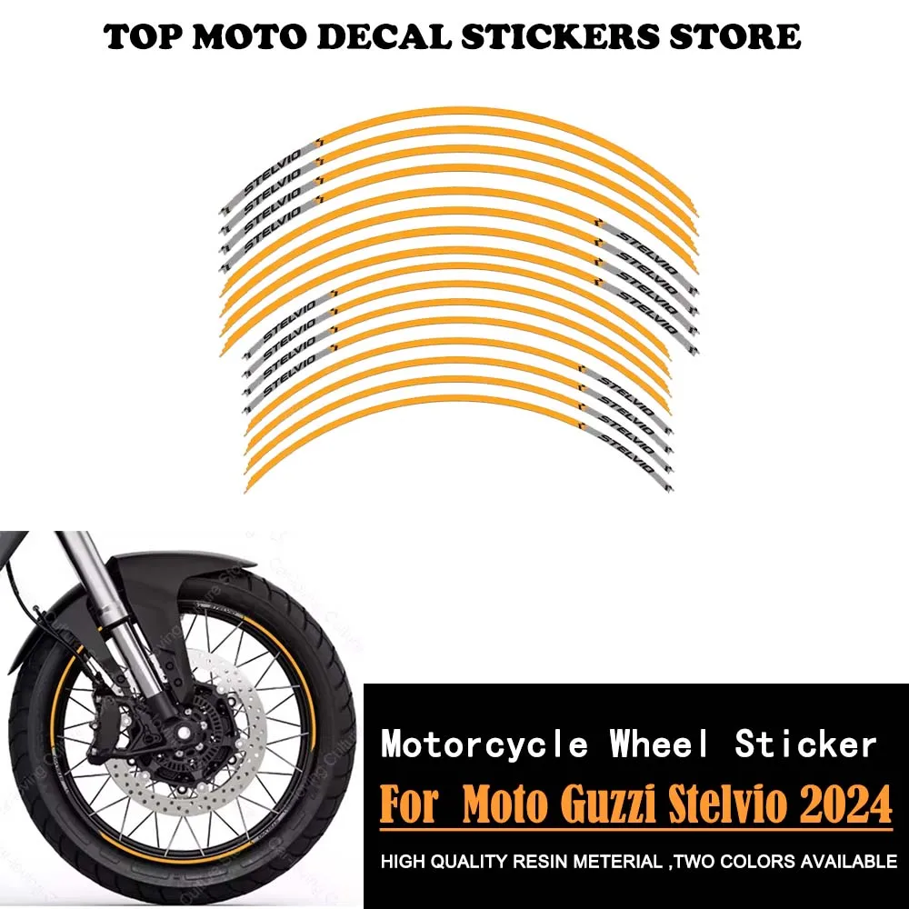 For Moto Guzzi Stelvio 2024 Motorcycle Wheel Protective Sticker High Quality Resin Sticker Waterproof Fashion Decorative Decal
For Moto Guzzi Stelvio 2024 Motorcycle Wheel Protective Sticker High Quality Resin Sticker Waterproof Fashion Decorative Decal