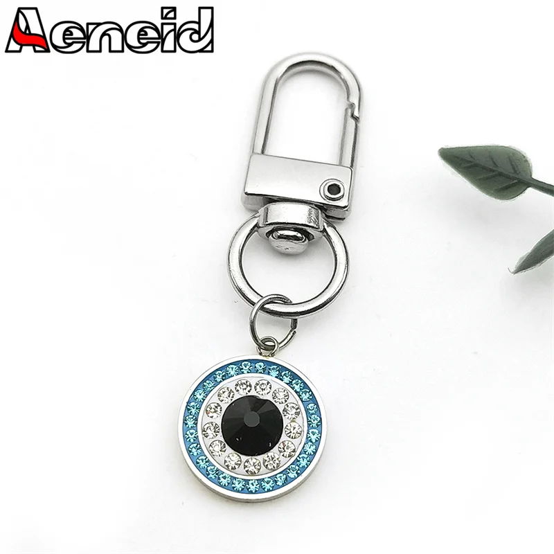Vintage Round Crystal Evil Demon Eye Key Chains for Women Men Stainless Steel Silver Color Key Ring Bag Pendant Jewelry
Vintage Round Crystal Evil Demon Eye Key Chains for Women Men Stainless Steel Silver Color Key Ring Bag Pendant Jewelry