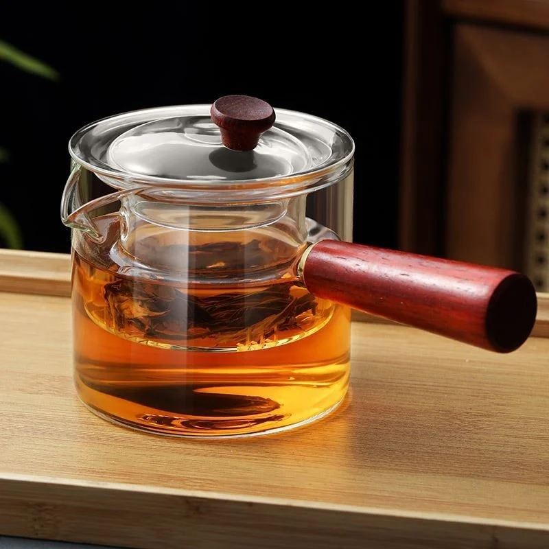 High Temperature Resistant Glass Tea Pot Side Handle Tea Brewing Device Ceramic Stove Filter Tea Set Home Use New 2026
High Temperature Resistant Glass Tea Pot Side Handle Tea Brewing Device Ceramic Stove Filter Tea Set Home Use New 2026
