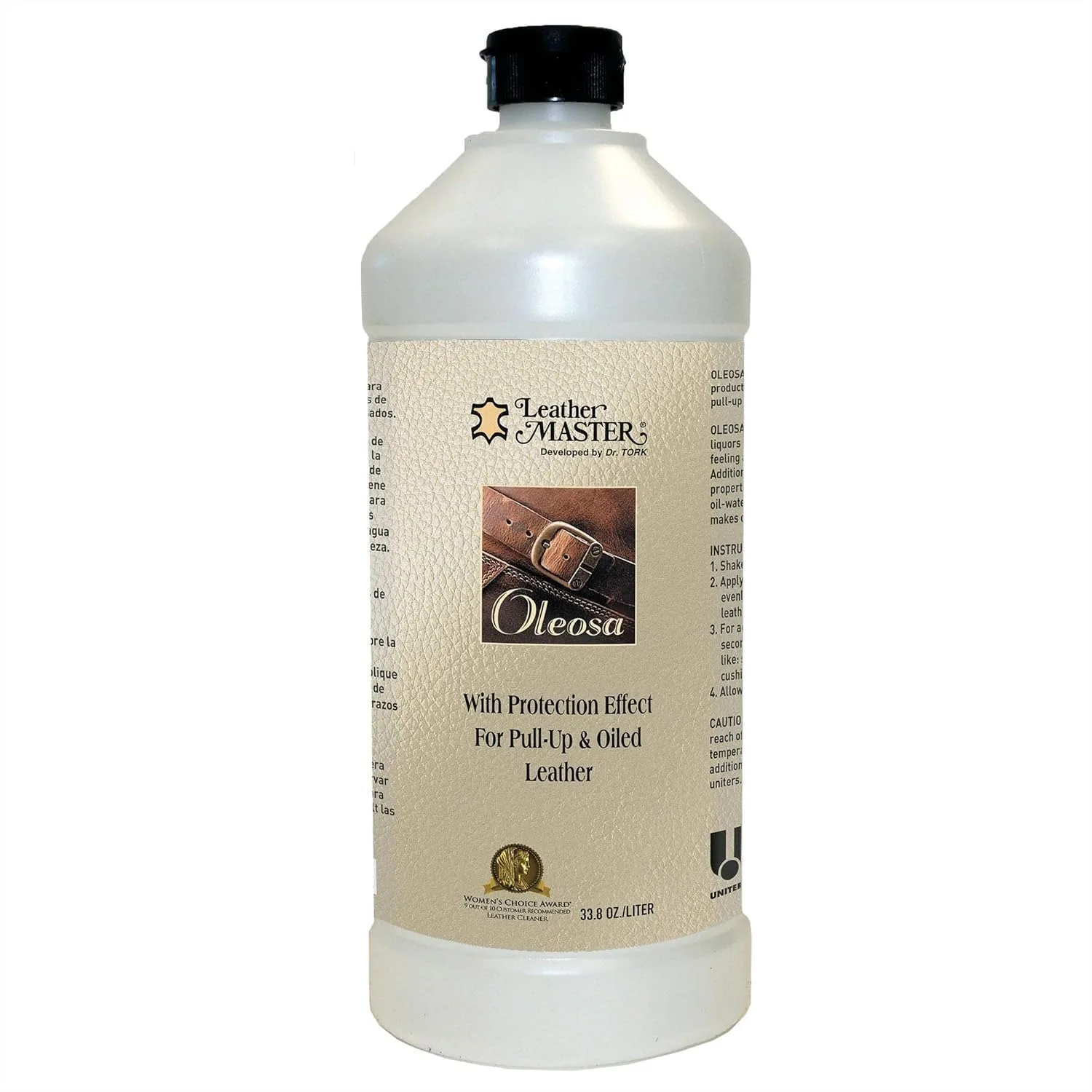 Leather Cleaner and Conditioner Oleosa 1 Liter for Auto and Furniture Care
Leather Cleaner and Conditioner Oleosa 1 Liter for Auto and Furniture Care