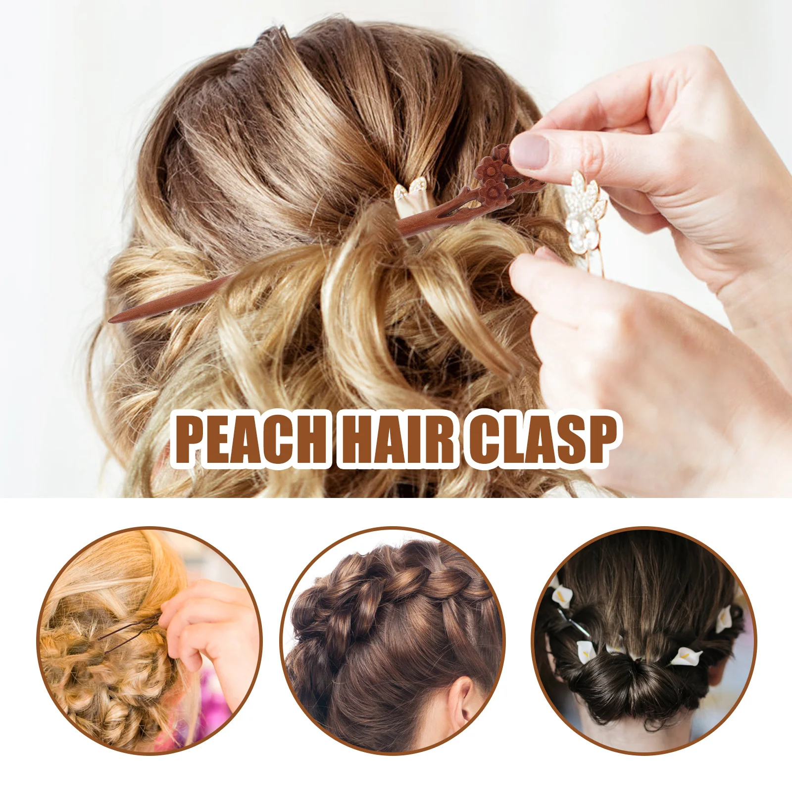 Женская заколка для волос из персикового дерева, легкая заколка в стиле ретро для булочки, повседневные вечерние свадебные аксессуары для волос, заколка из персикового дерева
Женская заколка для волос из персикового дерева, легкая заколка в стиле ретро для булочки, повседневные вечерние свадебные аксессуары для волос, заколка из персикового дерева