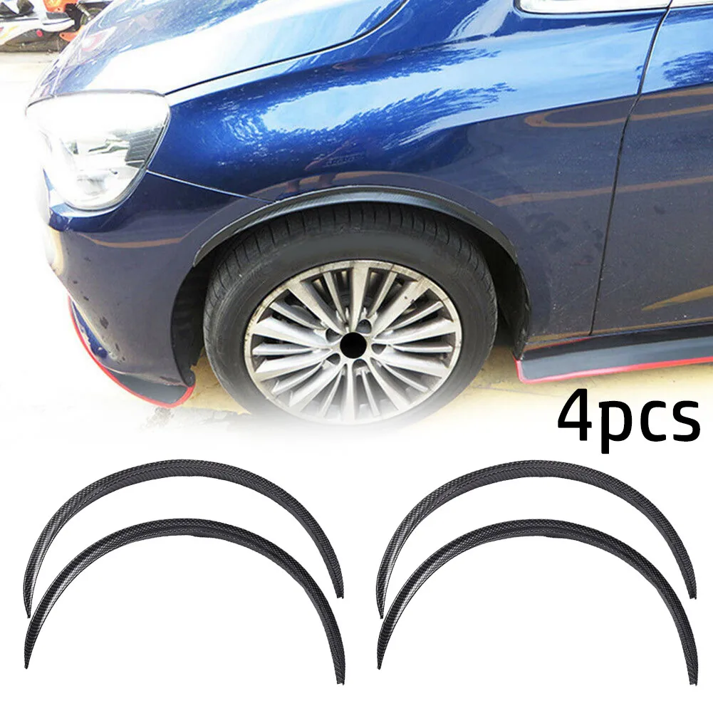 4pcs Universal Car Truck Black/ Carbon Fiber Body Kit Trim Fender Flare Rubber Wheel Eyebrow Anti-scratch Strip Lip Stickers
4pcs Universal Car Truck Black/ Carbon Fiber Body Kit Trim Fender Flare Rubber Wheel Eyebrow Anti-scratch Strip Lip Stickers