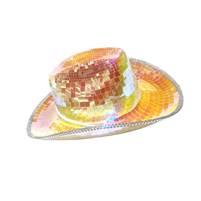PET mirror hat laser cowboy hat party ball cool decorative sequins western fantasy
PET mirror hat laser cowboy hat party ball cool decorative sequins western fantasy