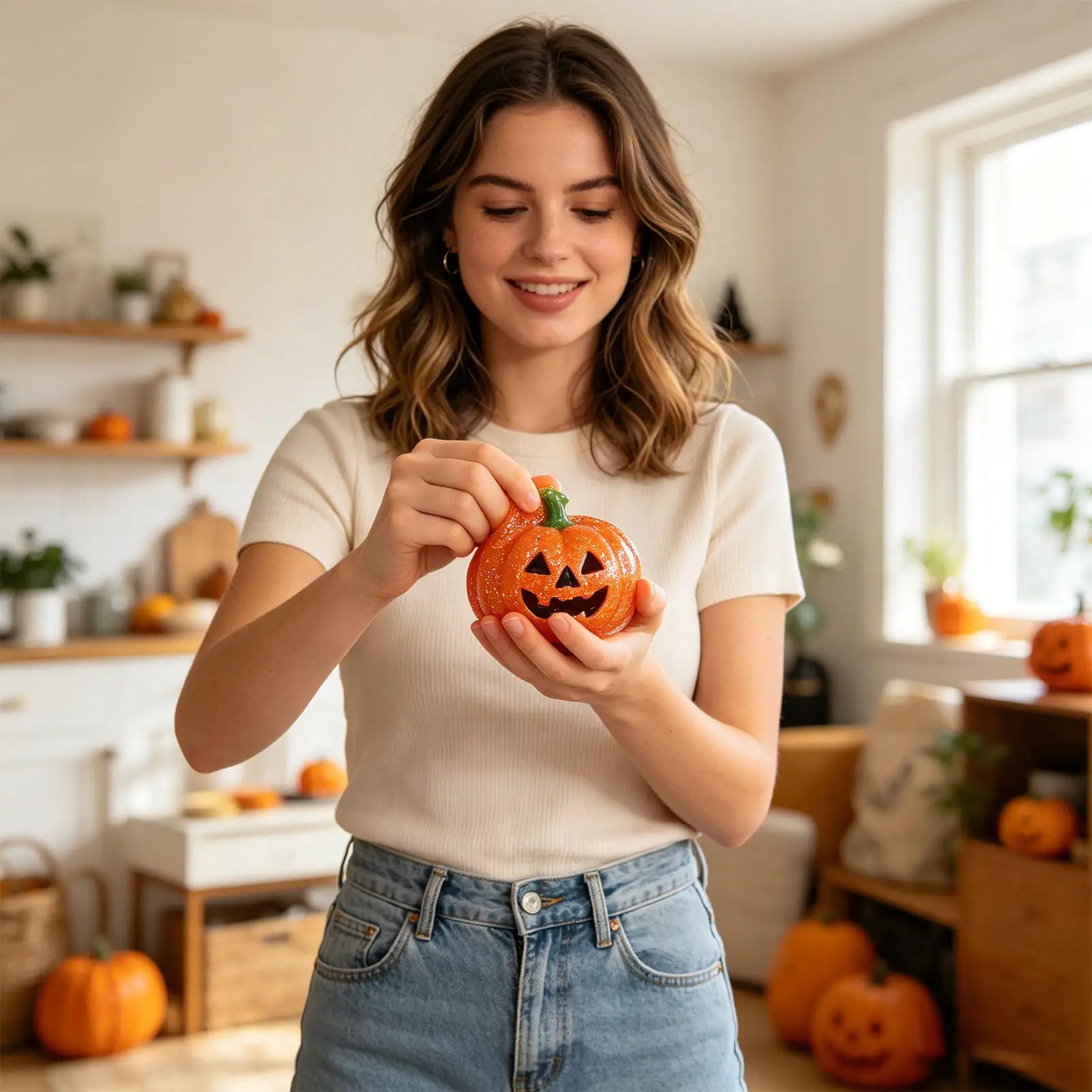 Creative Squash Squeeze Stress Ball Pumpkin Pinch Fidget Sensory Toy Anti-Stress Anxiety Relief DecompressionPlaything For Kids
Creative Squash Squeeze Stress Ball Pumpkin Pinch Fidget Sensory Toy Anti-Stress Anxiety Relief DecompressionPlaything For Kids