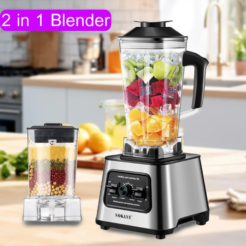 Electric Blender,Home High-Speed Blender With 2.5L Capacity And 9-Speed Adjustable Food Mixer For Breaking Ice And Cooking
Electric Blender,Home High-Speed Blender With 2.5L Capacity And 9-Speed Adjustable Food Mixer For Breaking Ice And Cooking
