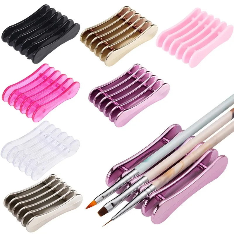 5 Grids Nail Art Painting Brush Holder Nail Brush Rack Painting Pen Rest Holder Stand UV Gel Brush Display Holder Manicre Tools
5 Grids Nail Art Painting Brush Holder Nail Brush Rack Painting Pen Rest Holder Stand UV Gel Brush Display Holder Manicre Tools