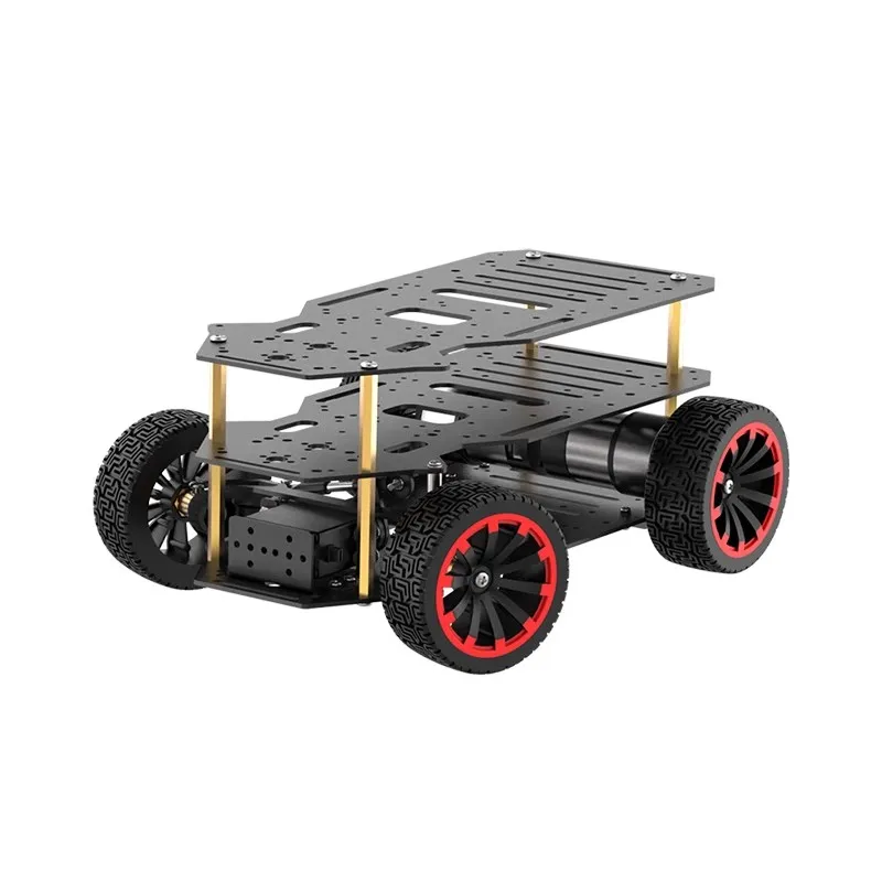 4WD Electric Car Coding Motor Ackerman Car Chassis Four-Wheel Drive Wheel Metal Car Chassis for Programmable Robot Car
4WD Electric Car Coding Motor Ackerman Car Chassis Four-Wheel Drive Wheel Metal Car Chassis for Programmable Robot Car