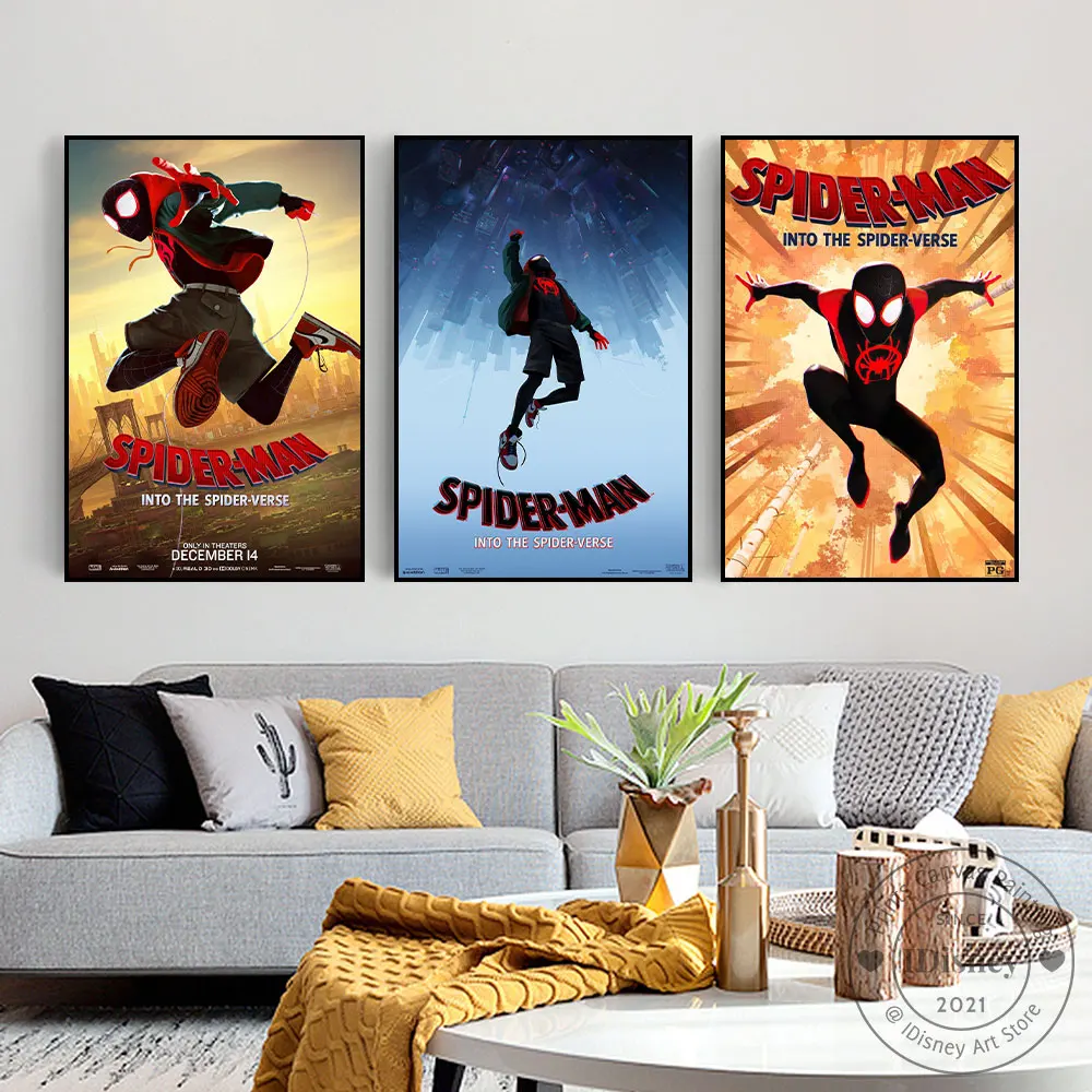 Disney Marvel Spiderman Into The Spider Verse Movies Print Canvas Paintings Spiderman Superheros Poster Room Home Decoration
Disney Marvel Spiderman Into The Spider Verse Movies Print Canvas Paintings Spiderman Superheros Poster Room Home Decoration