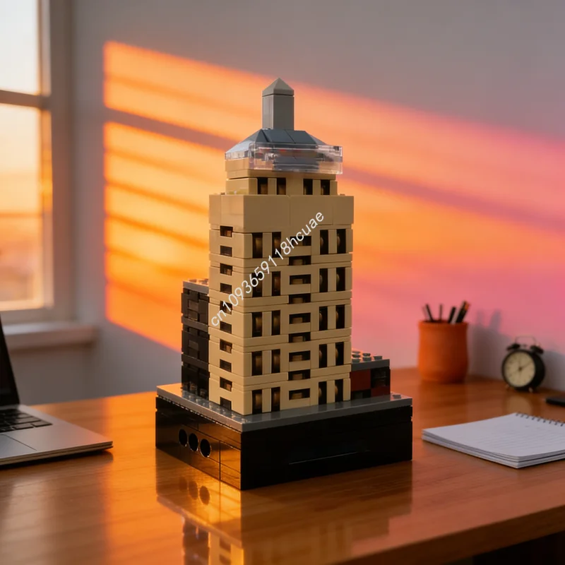 Набор строительных блоков MOC «Архитектурная модель Башни Кодак», 376 деталей, конструктор для сборки, игрушка для творчества, идея для подарка на Рождество, развивающая игрушка
Набор строительных блоков MOC «Архитектурная модель Башни Кодак», 376 деталей, конструктор для сборки, игрушка для творчества, идея для подарка на Рождество, развивающая игрушка