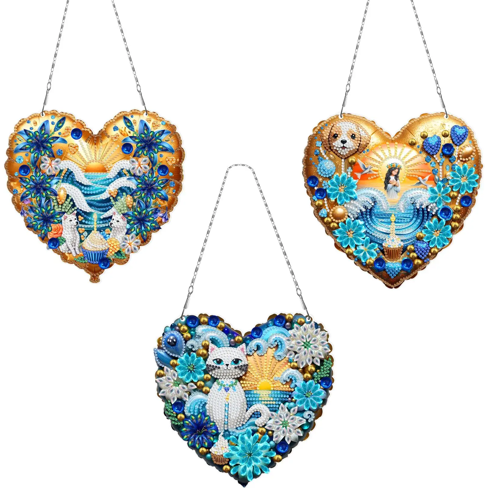 Ocean Waves горный хрусталь алмазные художественные подвески DIY Алмазный художественный кулон комплект алмазная живопись подвесной кулон для декора садового окна
Ocean Waves горный хрусталь алмазные художественные подвески DIY Алмазный художественный кулон комплект алмазная живопись подвесной кулон для декора садового окна