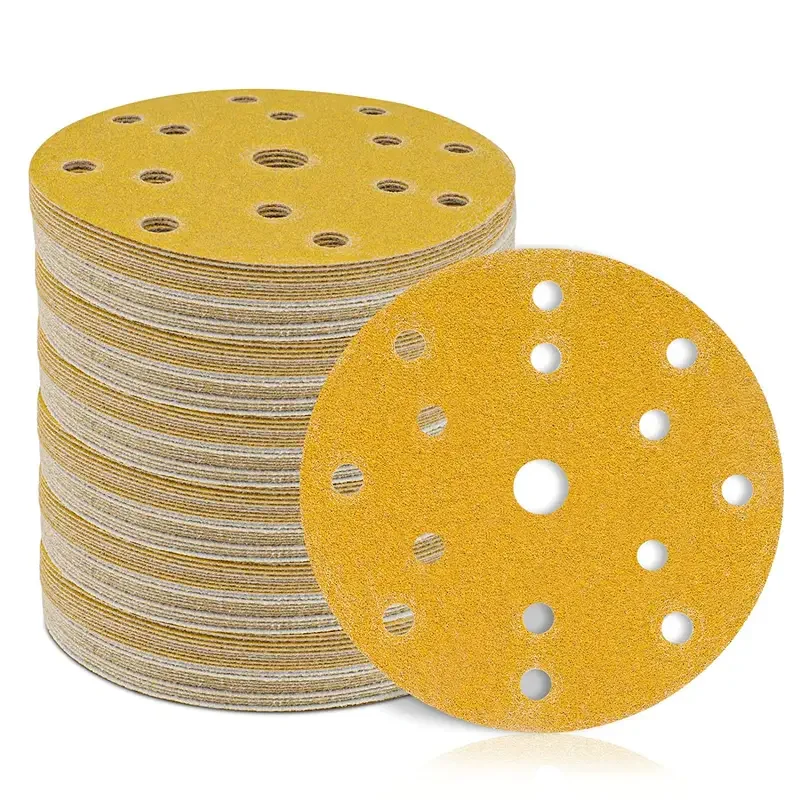 150Mm sanding disc, hooks 60/80/120/180/400 grit 15-hole 6-inch round sanding disc pad for random track sanding pad and all osci
150Mm sanding disc, hooks 60/80/120/180/400 grit 15-hole 6-inch round sanding disc pad for random track sanding pad and all osci