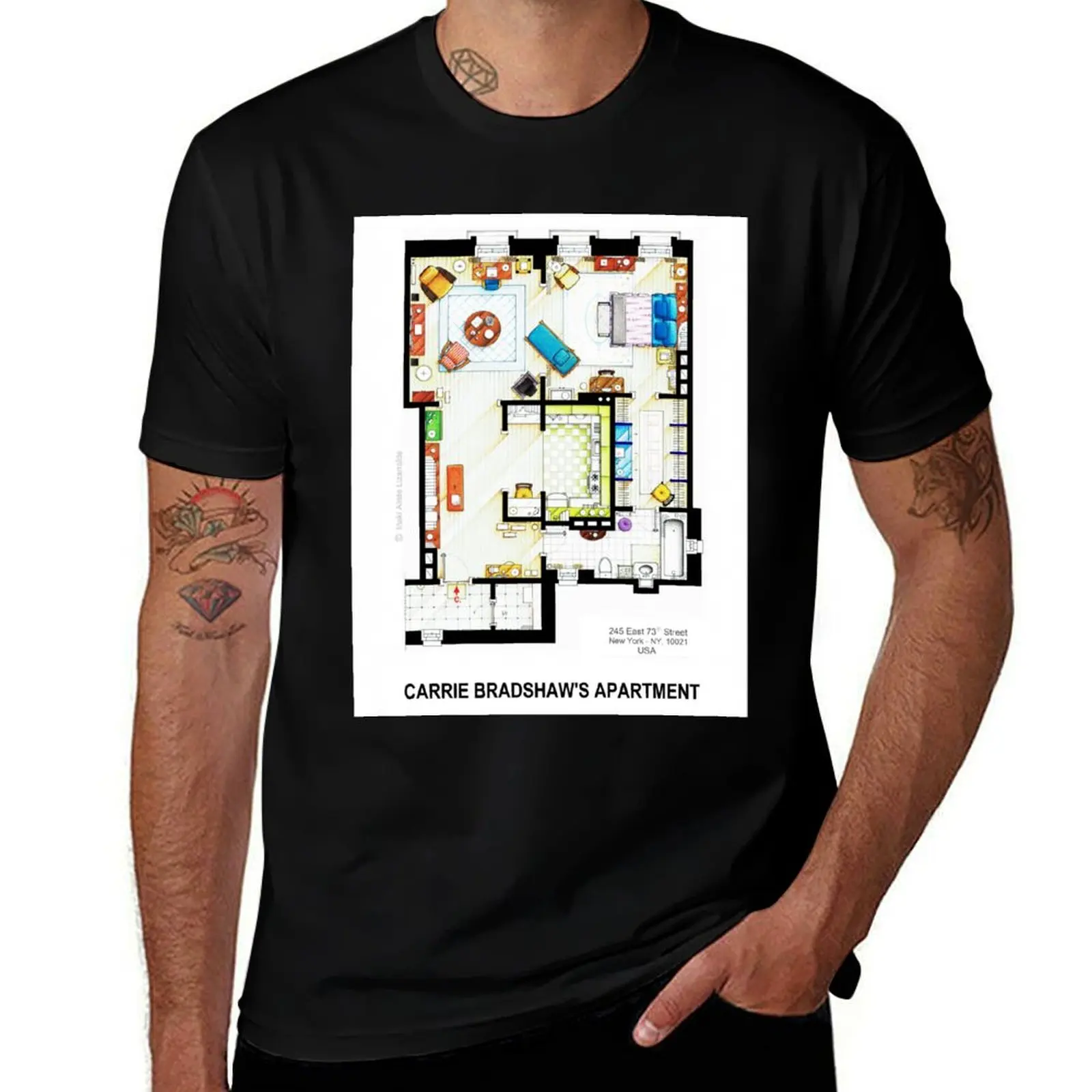 Carrie Bradshaw's Apartment Floorplan v.2 T-Shirt vintage graphic tee animal prinfor boys fruit of the loom mens t shirts
Carrie Bradshaw's Apartment Floorplan v.2 T-Shirt vintage graphic tee animal prinfor boys fruit of the loom mens t shirts