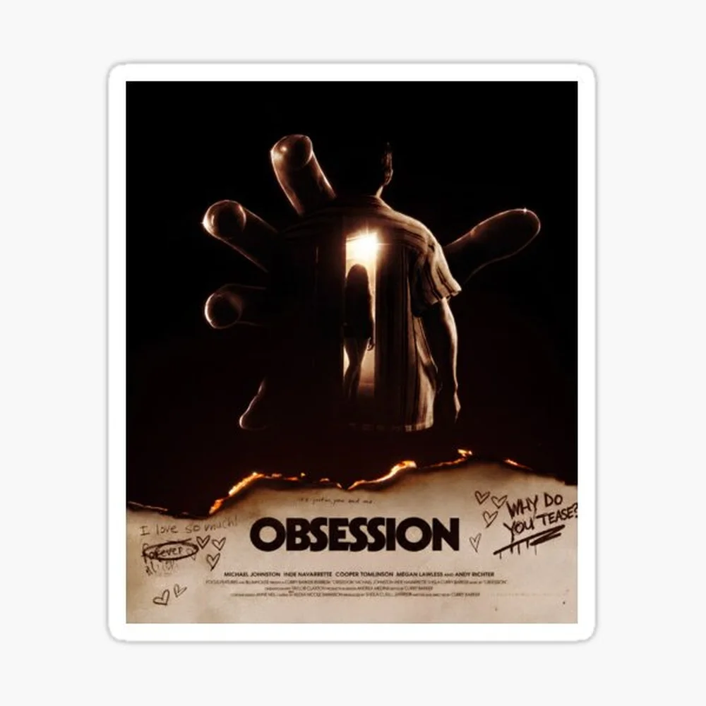 Obsession Movie Sticker for Laptop Decor Bedroom Car Cute Cartoon Art Fashionable Public Suitcase
Obsession Movie Sticker for Laptop Decor Bedroom Car Cute Cartoon Art Fashionable Public Suitcase